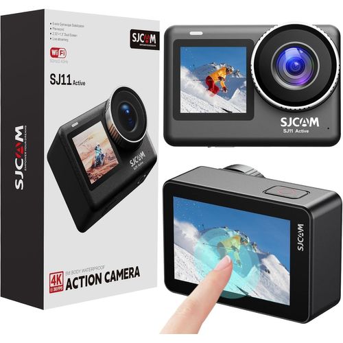 Caméra D'action Sj11 4k30fps 2,4 Ghz/5 Ghz Wifi Avec Télécommande,Caméra Sous-Marine Étanche 5 M Avec Stabilisation 6 Aixs,Écran Tactile De 5,8 Cm,Caméra De Sport Fov 154° Avec Kit De Casque-Cloudds_Store