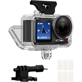 Boîtier Étanche Pour Dji Osmo Action4,3,40M Boîtier De Plongée Coque De Protection Accessoires De Caméra D'Action