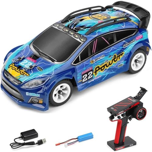 Wltoys 284010 Voiture Télécommandée Drift,1/28 Voiture De Dérive Rtr 30Km/H 4Wd 2.4Ghz,Porte-Téléphone Intégré Lumière Led Châssis En Métal,Rechargeable Voiture De Course Cadeau Adulte Enfant