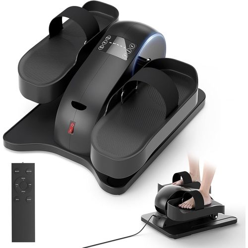 Vélo Elliptique,Pedalier Bureau,Ellipse Pedalier Electrique,Exerciseur De Jambes Pour Les Personnes Âgées Et Les Adultes,Ultra Silencieuse Elliptique Portable