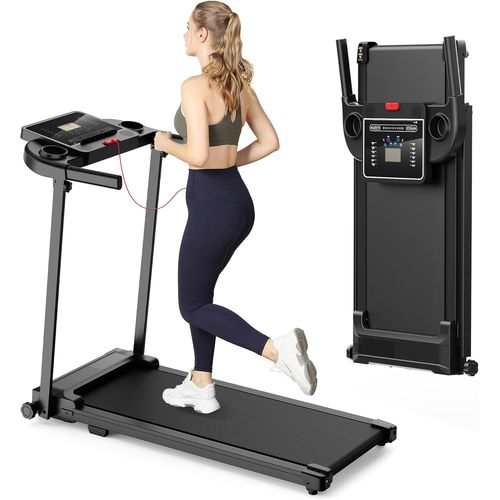 Tapis De Course Marche Pliable-Tapis De Marche Pliable Motorise Walking Pad Electrique Silencieux Tapis Roulant 10 Km/H Treadmill Compact Pour La Maison Et Le Bureau