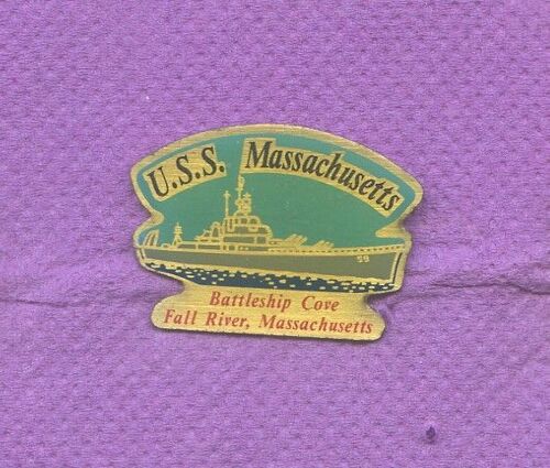 Rare Pins Pin's Bateau Militaire Uss Massachusetts N284