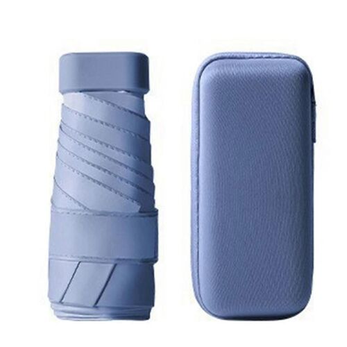 Parapluie de carte à six plis Parapluie capsule de poche portable Anti-Ultraviolet pour parapluie de crème solaire de pluie et de soleil, B