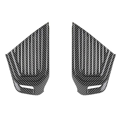 Autocollant De Garniture De Sortie D'air De Cadre De Sortie De Climatisation De Tableau De Bord De Voiture Pour Prado Lc250 2024 En Fibre De Carbone