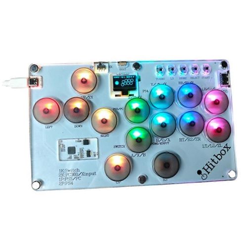 Manette De Jeu Arcade Fight Stick Joystick Clavier Socd Sans Délai Pour Console De Jeu /Pc//Ns/