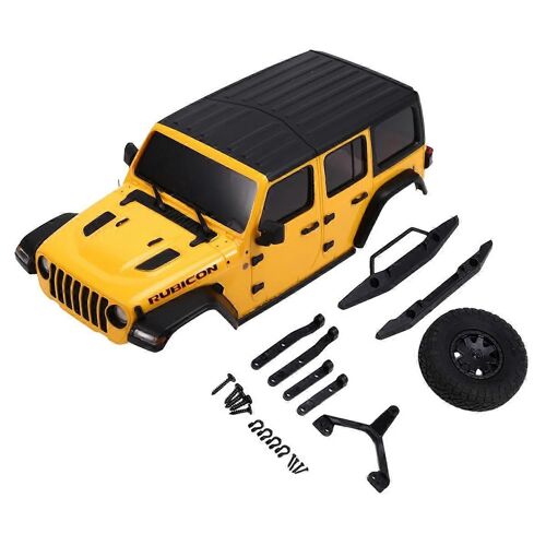 Carrosserie Mini Z pour voiture télécommandée 1/24 Axial SCX24, pièces de mise à niveau DIY, jaune