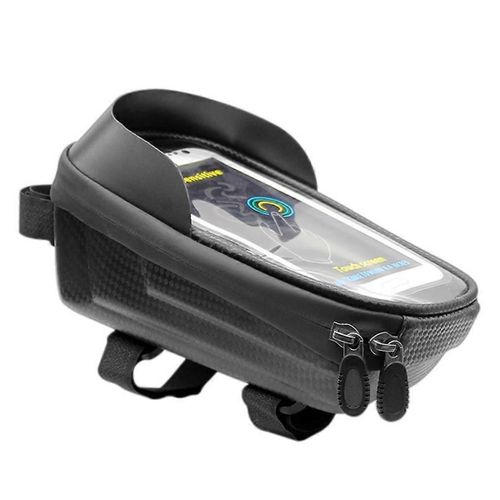 Sacoche De Vélo Étanche Avec Écran Tactile, Pare-Soleil, Cadre De Tube Avant Supérieur, Sacoche De Vélo De Route Et De Montagne
