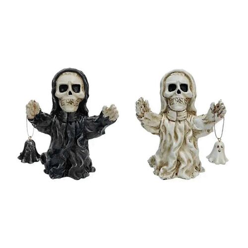 Bandeau Crâne Décoration Figurines Squelette Cool Statue Crâne Crâne Halloween Horrible Ornements f