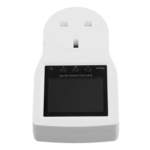 Prise connectée Tuya WIFI 16 A, wattmètre numérique, voltmètre, compteur d'énergie, consommation d'électricité (kWh)