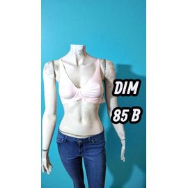 Dim 85 B Neuf Soutien Gorge Rose Pastel Non Rembourré Avec Armatures