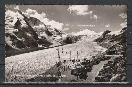 Carte Postale Autriche, Grossglockner, Glockner 3 798 M D'altitude, Point Culminant De L'autriche. Vue Du Parking 2368 M Avec Glacier De Pasterze. Non Circulée, Années 20.