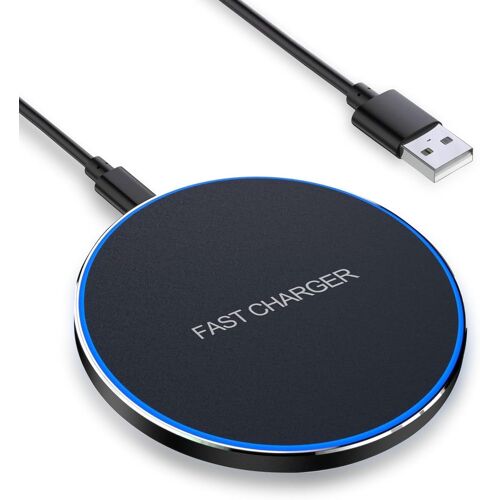 KALANKA-Chargeur sans Fil Rapide 15 W Chargeur à Induction Station de Charge Compatible avec iPhone 16 15 14 13 12 11 Pro Max/Pro/Mini/XS/XR/X/8 Plus;Samsung/Huawei