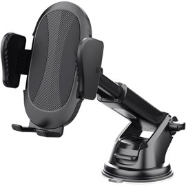 Support Téléphone Voiture Magnétique Avec Ventouse - Compatible MagSafe, Réglable 360°, Pour IPhone Et Android - 6