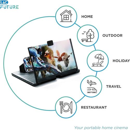 Lac Agrandisseur Ecran Telephone 14\U201D - 3D Hd Loupe Ecran Telephone Portable, Cadeaux Hommes Originaux[Z144]