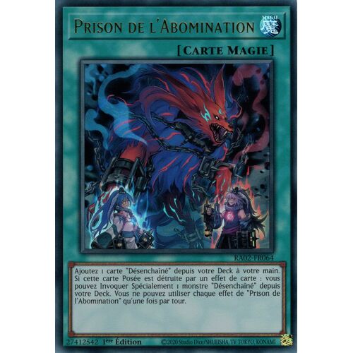 Yu Gi Oh Ra02 Fr064 Prison De L'abomination Ultra Rare