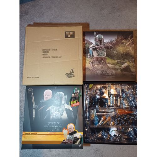 Hot Toys Boba Fett Deluxe Version The Mandalorian Tms034 Échelle 1/6
