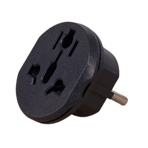Adaptateur De Voyage Universel Ue 16A,Convertisseur Euro Uk Us Au Vers Eu,Prise De Courant Ac,Adaptateur De Chargeur De Voyage,Convertisseur 250V.Black.
