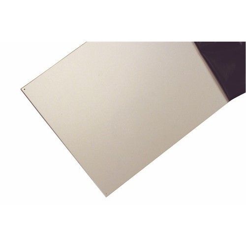 Plinthe de porte adhésive en aluminium - argent - 250x830 mm BILCOCQ