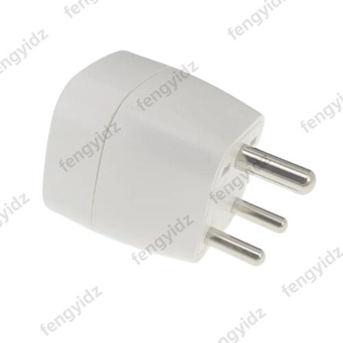 Fengyi¿Adaptateur De Prise De Voyage Ue Vers Inde,Convertisseur De Puissance Universel,Adaptateur Secteur Rond À 3 Broches,Type D Pour Sri Lanka,Népal,Congo.White.