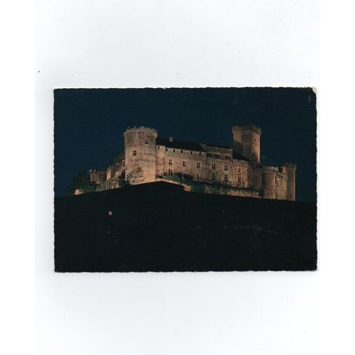 Castelnau-Bretenoux - Le Château Vu De Nuit. Carte Série Lot Pittoresque Editions Modernes Théojac, Limoges.