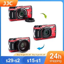 Jjc Objectif Adaptateur Anneau Tube Pour Olympus Tough Tg7 Tg6 Tg5 Tg4 Tg3 Tg2 Tg1 Caméra Fcon-T01Tcon-T01 Comme Cla-T01 Filetage De Filtre 40.5Mm.