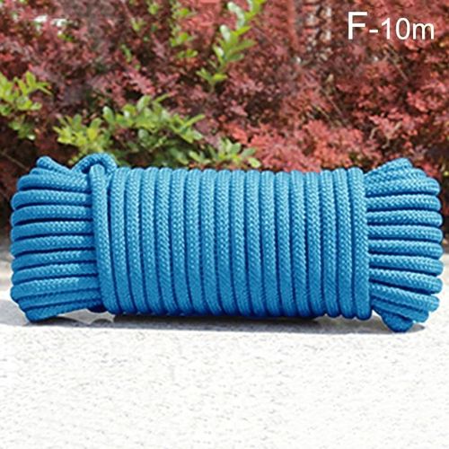 Corde De Parachute De Survie Colorée,Ulde Tente De Camping En Plein Air,Ulde Filet De Sécurité D'escalade,Uldomestique,Ulde Tous Les Jours,10m,2-8mm.10m 2mm.Bleu