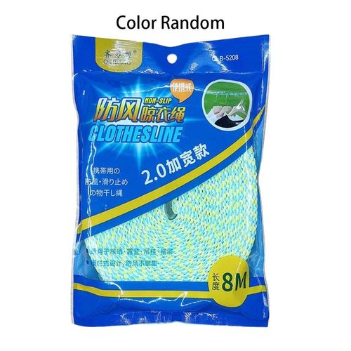 Corde À Linge D'extérieur De Type Clôture,Coupe-Vent,3m/5m/8m,Lavage Antidérapant,Outils De Ligne De Séchage Domestique,Lignes De Séchage De Camping.8m.