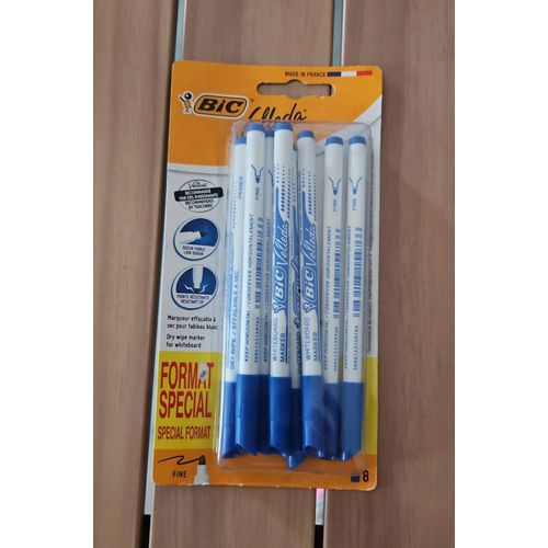 Lot De 8 Feutres Effaçable Pour Ardoise Velleda