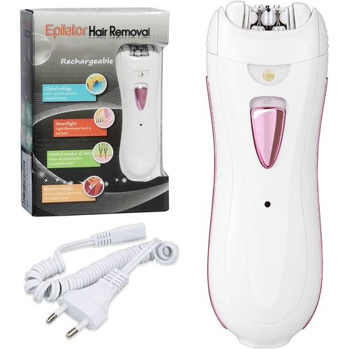 Kalanka-Epilateur Electrique Femme Visage Et Maillot, Epilateur Visage Rechargeable Sans Fil Avec Lumière Et Pochette, Idee Cadeau