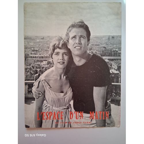 L'Espace D'Un Matin - 1961 - Dossier De Presse - Sergio Gobbi