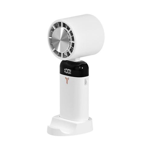 Ventilateur portatif à affichage numérique, pliable, mini, silencieux, portable, sans feuilles