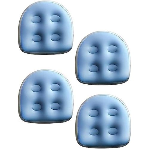 Lot De 4 Renforts Pour Spa Et Coussin Gonflable Pour Siège De Baignoire De Piscine, Coussin Arrière Imperméable Pour Spa, Tapis De Massage Avec Coussin De Spa Doux