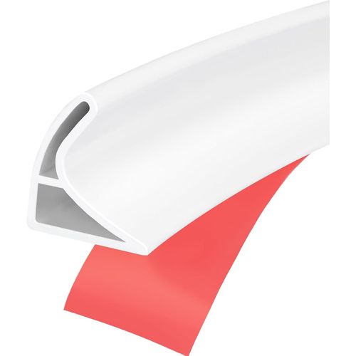 Sjzg-Seuil De Douche De 1 Mètre, Barrière De Douche Pliable, Bouchon D'eau Autocollant Pour Protection De Douche, Bloqueur D'eau Pour Sol, Salle De Bain, Baignoire, Cuisine (1 M)