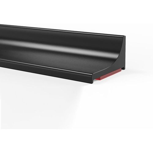 Sjzg-Bandes Imperméables En Silicone Pour Cuisines Et Salles De Bains, Arrêts D'eau Auto-Adhésifs En Silicone, Attaches De Douche Pour Cabines De Douche, Lavabos, Bords De Baignoires (Noir, 105 Cm)