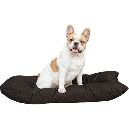 Sjzg-Maxi Coussin Elegant Pour Chien, En Microfibre, 60x100cm, Marron