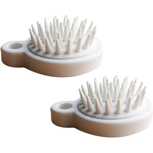SJZG-2Pièces Brosses De Massage Pour Chevelu Accessoires De Bain Nettoyantes Et Relaxantes Idéales Pour Les Âges