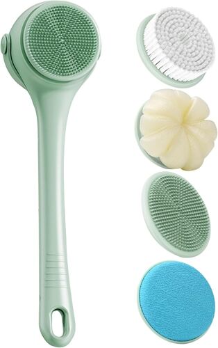 Sjzg-Brosse Rotative Electrique - Brosse De Nettoyage Intensive,Nettoyant Automatique Rotatif Étanche Pour Douche Soin Spa Corps Complet Peau Hommes Femmes