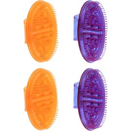 Sjzg-Lot De 4 Brosses De Massage Méridiennes Portables, Outil De Relaxation Pour Tout Le Corps, Appareil De Soins Méridiens, Salon De Beauté, Spa, Brosse De Massage, Outil De Massage Corporel