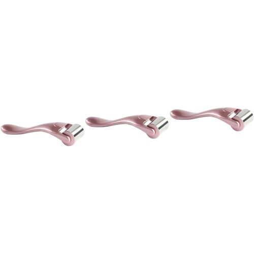 Sjzg-3pièces De Massage Facial Inoxydable Avec Soin Peau Rides Accessoire Beauté Pour Femmes Et Filles Rose