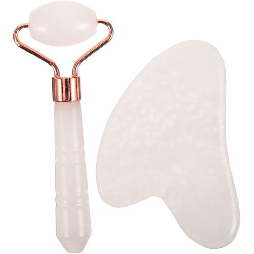 Sjzg-1ensemble Masseur Corporel Jade Naturel Outil De Massage Pour Usage À Domicile Ou Voyage Parfait Pour Et Famille Conception Ergonomique