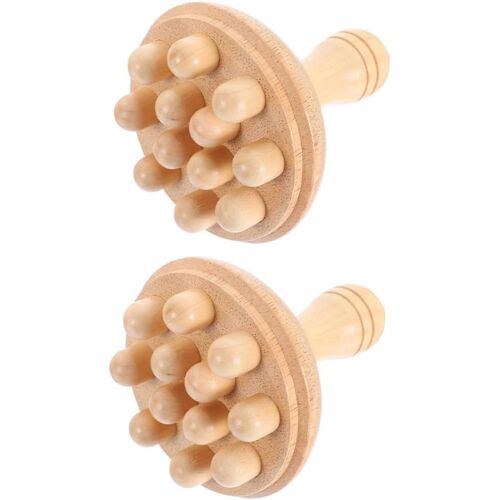 SJZG-2Pièces Peigne De Massage Capillaire Naturel Brosse À Cheveux Arrondie Pour Lavage Et Soin Du Chevelu