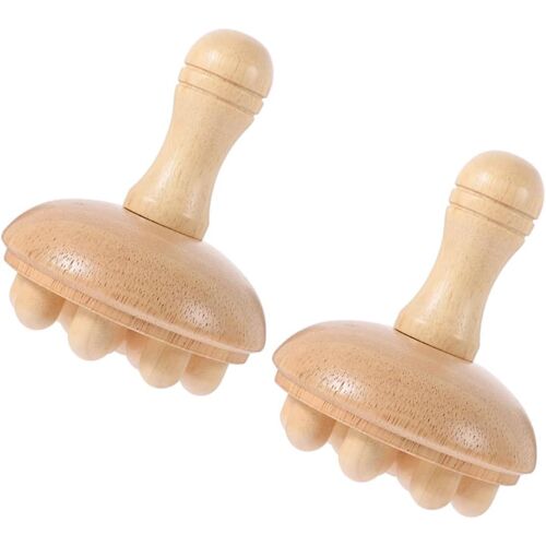Sjzg-2pièces Peigne À Masser De Peigne Large Massage Chevelu Outil De Détente Soin Capillaire