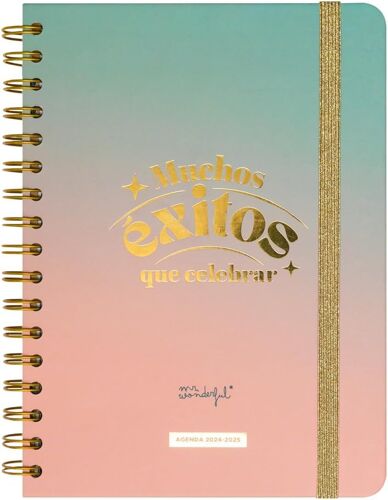 Mr.Wonderful Agenda Scolaire Semainier 2024-25 18 Mois Avec De Nombreux Succès À Célébrer