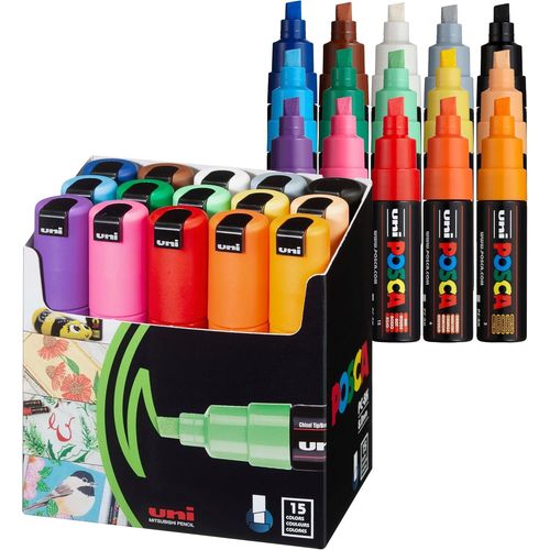 Pc-8k Art Marker Pens "Pack Of 8" Assorted Colours
