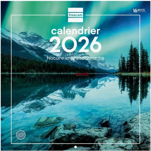 Calendrier Mural 2026 30 X 30 Cm 1 Mois Par Page Janvier ¿ Décembre 2026 + Sept.-Déc. 2025 (4 Mois) Réduits | Calendrier 2026 | Images Nature Français