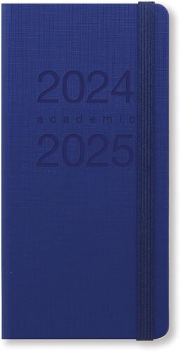 Memo Slim Agenda Scolaire Semainier 2024/2025 Bleu