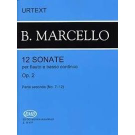 B. Marcello - 12 Sonate Per Flauto E Basso Continuo - Op.2 - Parte Seconda ( 7 - 12 )