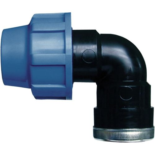 Tuyau d'arrosage coudé en polypropylène pour Eau Froide Ø 32 mm Filetage Interne 3/4" 32 mm x 3/4 Zoll Innengewinde Multicolore