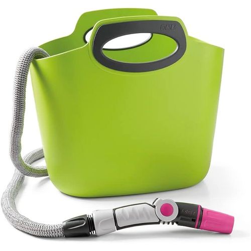 Aquapop Tuyau extensible pour Jardin, 30 Mètres, en Kit prêt à l'emploi, avec Sac - Conteneur en Plastique, Bleu, metri