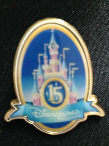 Rare Pins Disney Disneyland Paris : Château 15th Anniversaire Du Parc